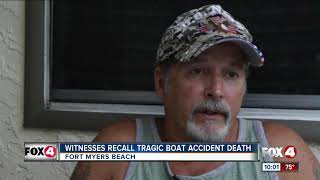 Witnesses recall moment woman dies by boat propeller