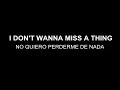 Download Lagu I Don't Wanna Miss A Thing - Aerosmith (letra inglés, español)