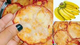 एकदम नए तरीके से बनाया केला मालपुआ new style banana malpua recipe