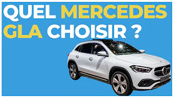 Quelles sont les finitions chez Mercedes GLA ?