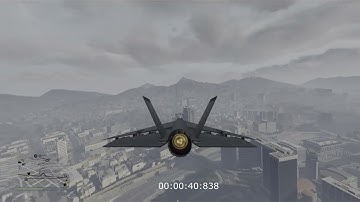 How long does it take the Hydra to go across the map in VTOL Mode | GTA PS5