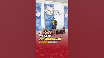 Tranh dán tường 3d khổ lớn cho phòng khách #shortvideo #youtubeshorts