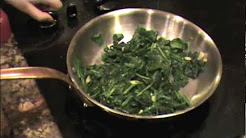 Sauteed Spinach and Garlic (The Healthy Way)