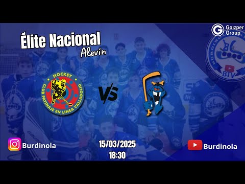 E. Alevín - Cpl Valladolid VS Caníbales de las Rozas hockey linea