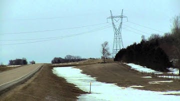 Galloping Basin Electric transmission lines due to wind