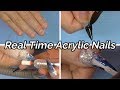 REAL TIME ACRYLIC NAILS plus UNIQUE TECHNIQUE TO DO NAILS | ABSOLUTE NAILS