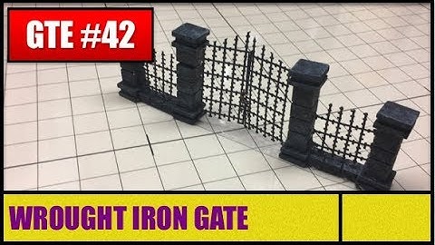 GTE 042 -- Wrought Iron Gate