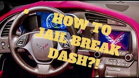HOW TO NAVIGATE THROUGH THE DASH BOARD ON A C7 CORVETTE
