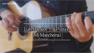 Video thumbnail of "[Fingerstyle Guitar Tab] Luís Bacalov - Il postino (Mi mancherai) OST"