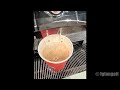 Slow motion video of pouring a coffee....