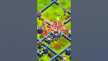 clash of clans best witch attacks 🔥 best animation #coc  #clashofclans  #shorts