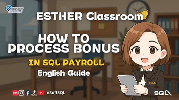 HOW TO CALCULATE BONUS IN SQL PAYROLL | ENGLISH GUIDE