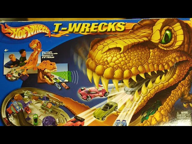 Hotwheels T-WRECKS - Pista Dino T-Rex Gigante 