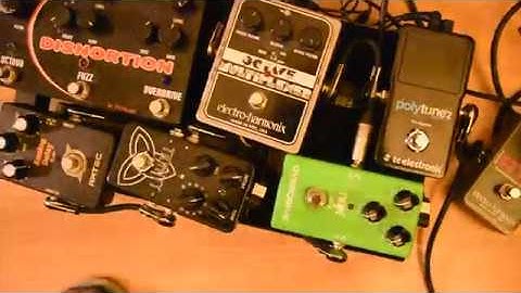 EHX RTG through several effect (octavers, overdrives, delay, reverb)