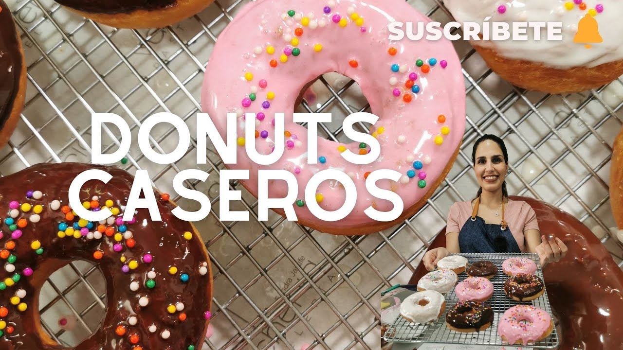 ¡TE ENSEÑO A HACER DONUTS CASEROS! c/ distintos glaseados! - Sandra Jarufe Pasteleria
