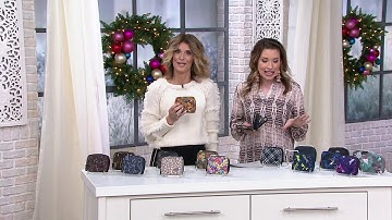 Lug Small Accordion Wallet with RFID - Splits on QVC