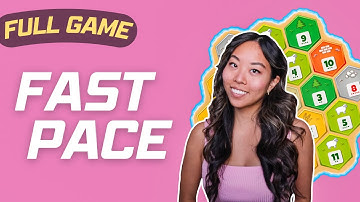 FAST PACED CATAN 1V1 GAME (feat. David George!) || catan 1v1 full game