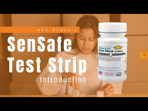Video of How to use Ozone Test Strips for Water Ozonation by A2Z Ozone