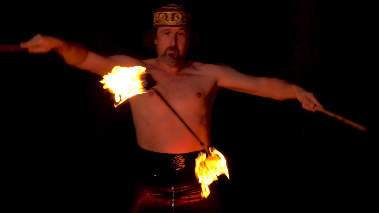 Ian Devil Sticks 1st Performance - 2020 CCF Fire Conclave