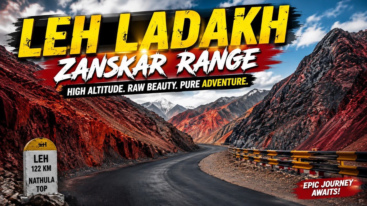 Ladakh/Zanskar Range drive through the cold desert mountains by Himalayan Horizons