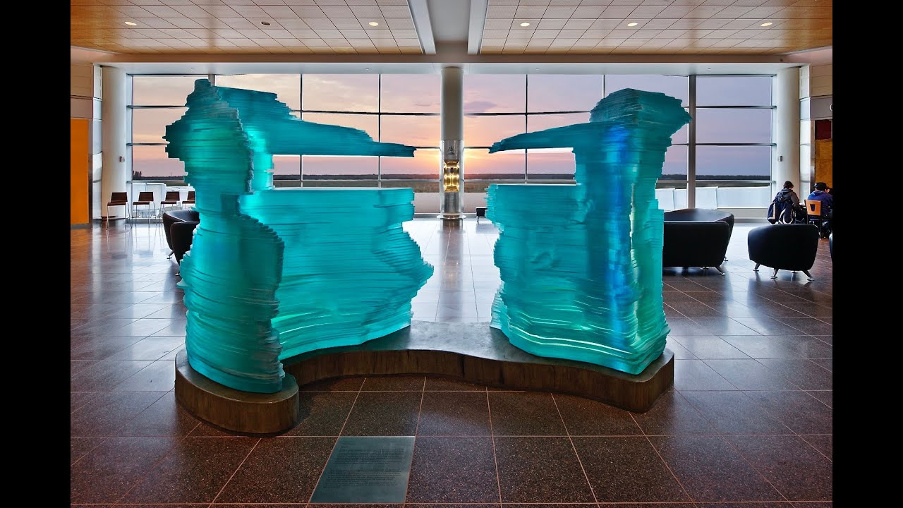 Warren Carther Glass sculpture  Jet Age CBC