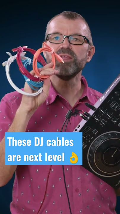 These DJ cables are well priced, high quality and...fun? 👀