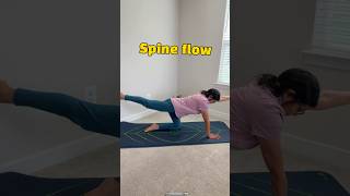 Move your spine with slow motion to get stronger. #yogainsipiration #yogaforall #spinalhealth #core