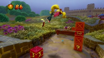 Crash Bandicoot 3: Warped (N-Sane Trilogy) - Level 15: Double Header (Crystal/Gem)