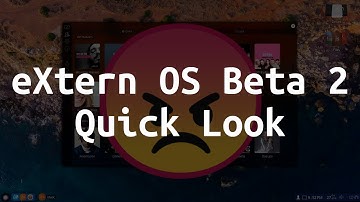 A quick look at the legendary eXternOS.