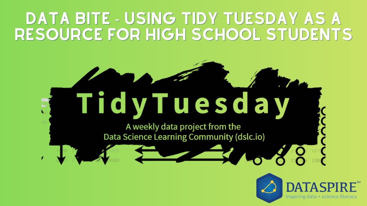 Data Bite - Using Tidy Tuesday as a resource for high school students