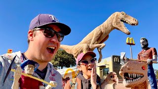 Arizona Roadside Attractions - Wacky TUCSON & American GIANTS TOUR - Paul Bunyans, Dinos & More!