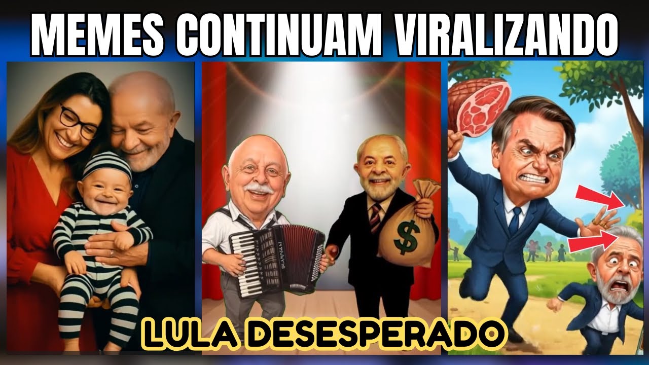😂😂TENTE NÃO RIR! MEMES viralizam e deixam Lula desesperado. 
