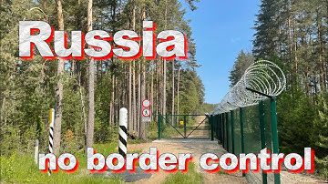 Russia no border control. Saatse boot, road 178. Estonia #13