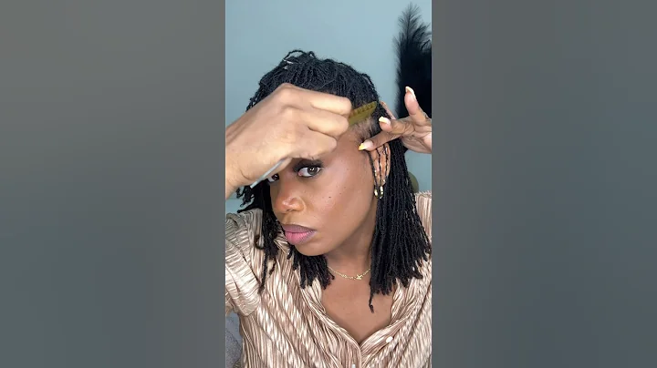 Retightening my edges - 2 point rotation #kendrakenshay #microlocs #locs