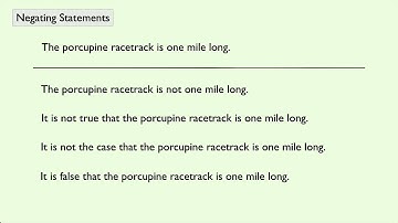 (Geometry) Negating Statements