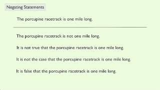 (Geometry) Negating Statements