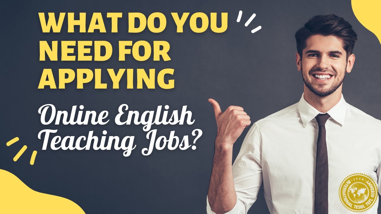 What Do You Need For Applying Online English Teaching Jobs? - YouTube