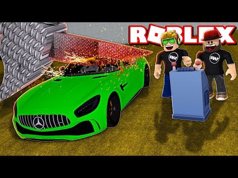 Destroying Our New Mercedes Benz In Roblox Car Crushers 2 Update 12 Youtube - benz roblox