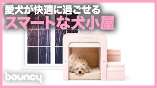 まるで愛犬のお城？快適に過ごせるスマートな犬小屋「The Petite Pup」