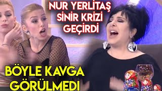 Nur Yerlitaş Sinir Krizi Geçirdi, Yarışmacı Kız Yayını Terk Etmeye Kalktı