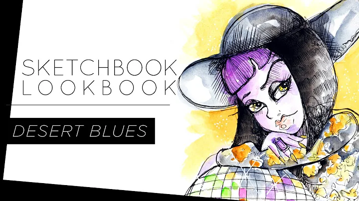 Sketchbook Lookbook 003 | DESERT BLUES #sketchbooklookb...