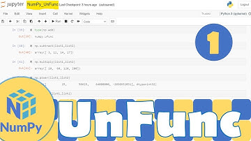 Python NumPy|Numpy Universal Functions - 1 | Python for Beginners | Learnerea