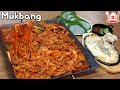 납작우동을 추가한 매콤한 콩나물 불고기와 🧀콘치즈 먹방 ~ ♥ Korean Eating Show Bean sprout bulgogi Mukbang
