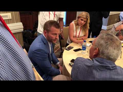 Sean McVay LA Rams Head Coach At NFL Annual Meeting 2019