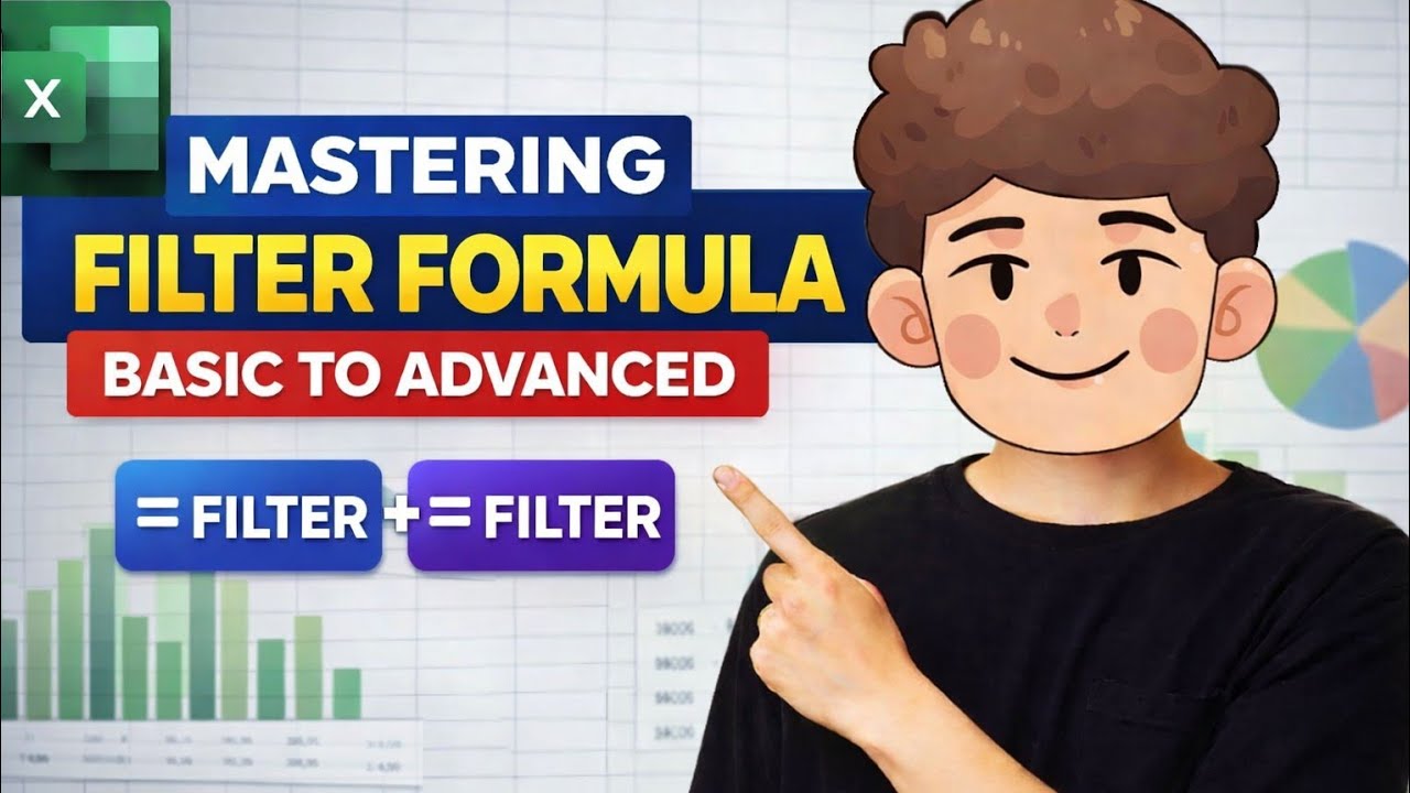 Filter formula tutorial for excel beginners | Simplification - YouTube