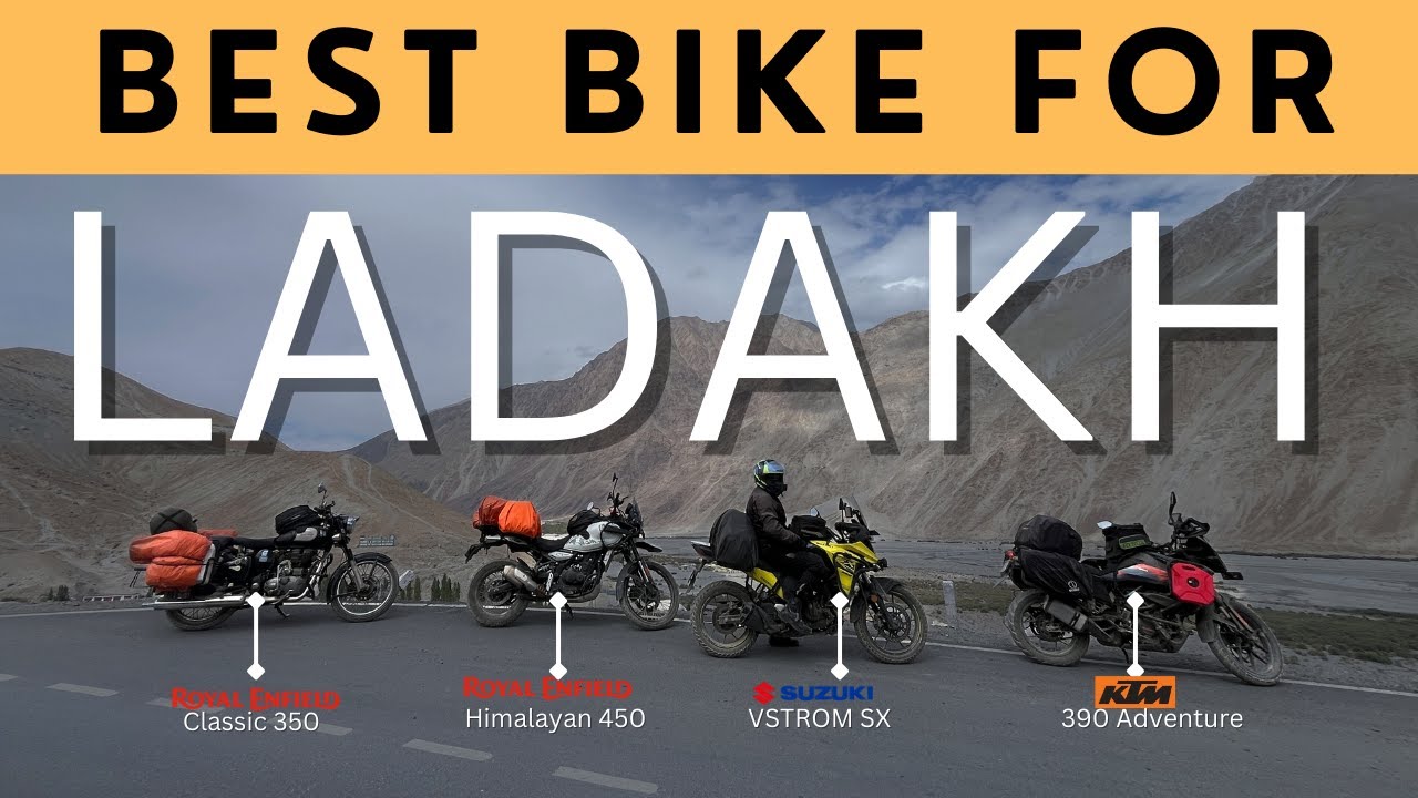 Best Bike for Ladakh Ride 2025 | CC, Tyres, Bike Setup & Rentals Explained!
