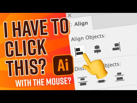 Making A Shortcut For Aligning & Pathfinder In Illustrator