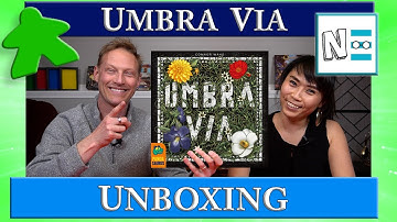 UMBRA VIA - Board Game Unboxing Video