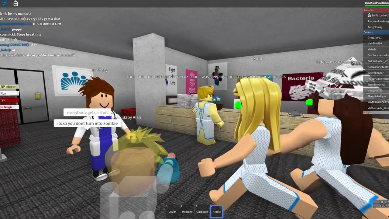 Roblox Baby Alan Gives Everyone A Shot At Hospital Adventures Of Baby 