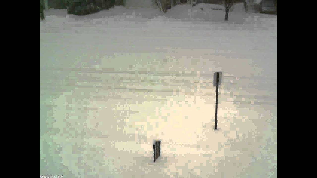 Snow Storm Time Lapse - YouTube